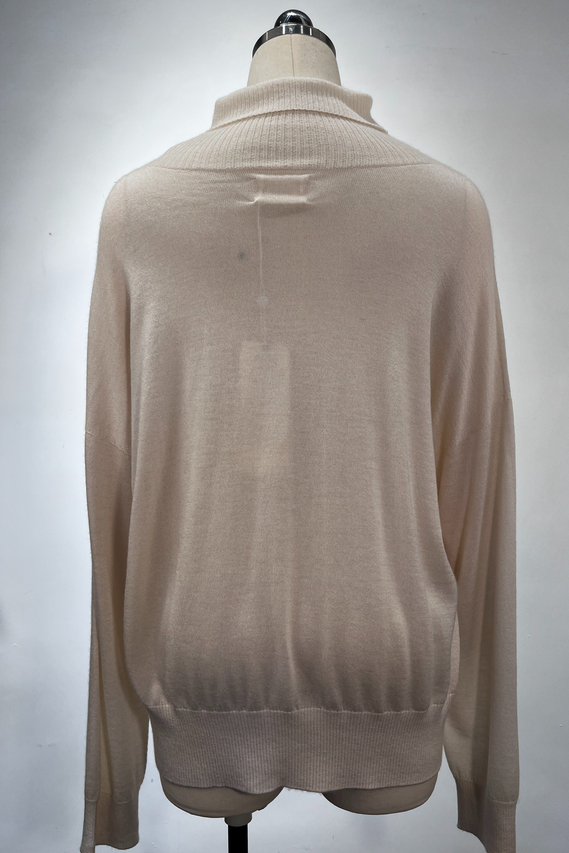 Nahtloser Damen-Rollkragenpullover aus Kaschmir