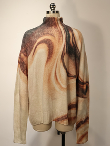 Jersey de cuello alto para mujer