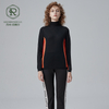 18GG Intarsia SEAMLESS Rollkragenpullover f&uuml;r Damen aus RWS-Wolle 