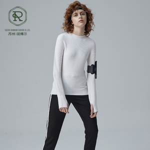 Jersey con cuello redondo para mujer, ropa deportiva con calefacci&oacute;n Thermolite