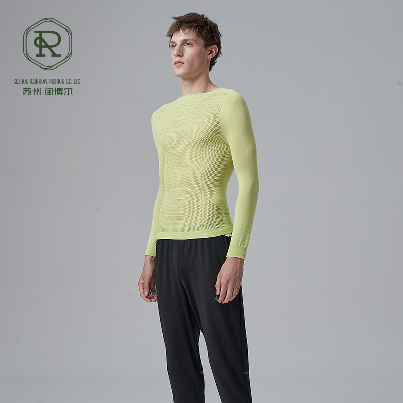 Jersey de hombre con cuello redondoTop RUNNING SOSTENIBLE