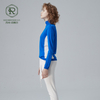 18GG Intarsia SEAMLESS Pull &agrave; col roul&eacute; pour femme RWS WOOL 