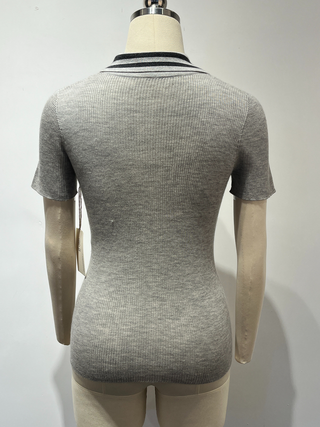 Polo Femme Cachemire et Soie - Style Haut Sans Couture
