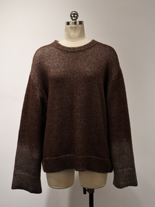 Damen-Pullover mit Rundhalsausschnitt